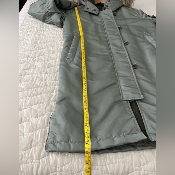 🔥ABERCROMBIE AND FITCH Green Parka Size Small - Picture 11 of 13